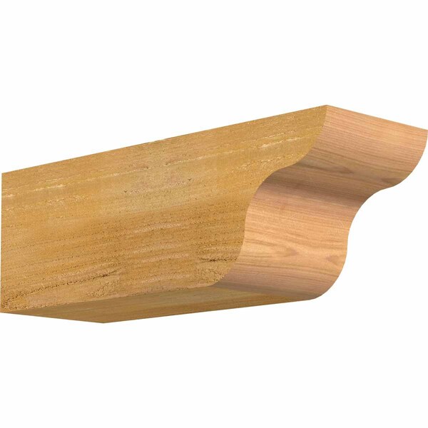 Ekena Millwork Carmel Rough Sawn Rafter Tail, Western Red Cedar, 6"W x 6"H x 18"L RFT06X06X18CAR00RWR - main